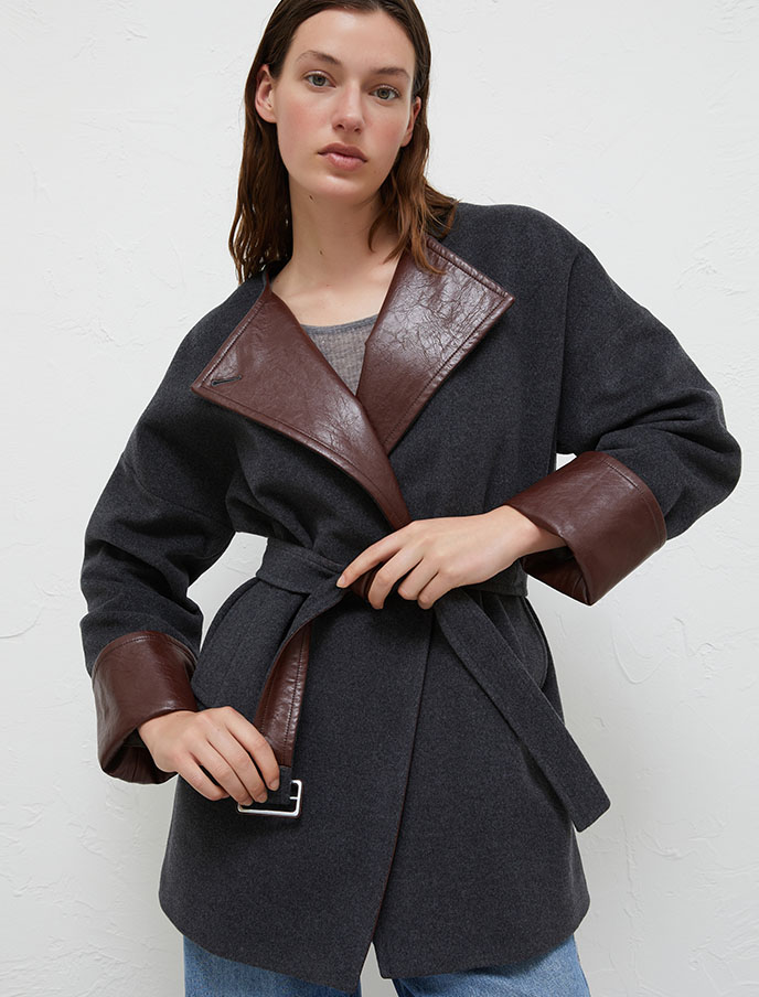 Marella camel coat best sale